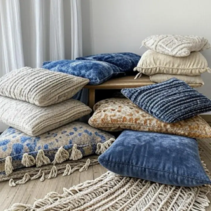 Galeria bestsellerowych tekstyliów Home Accently: poduszki, koce, dywany i zasłony